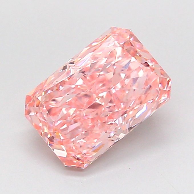 1.55 ct Pink (Vivid) VS2 Radiant lab-grown diamond