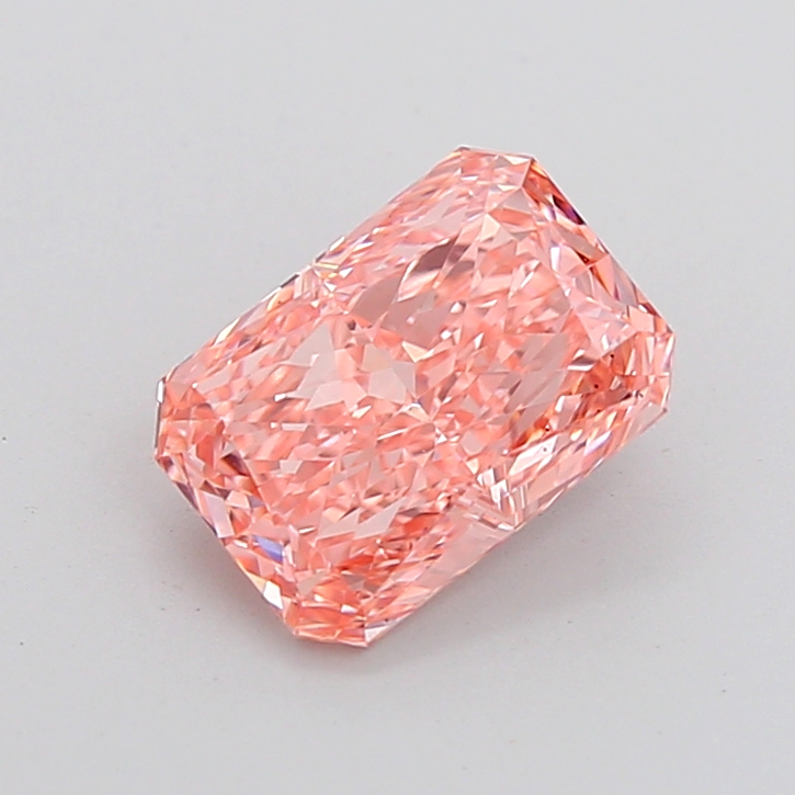 2.69 ct Pink (Vivid) VS1 Radiant lab-grown diamond
