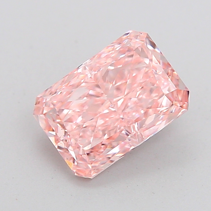 1.87 ct Pink (Intense) VS2 Radiant lab-grown diamond