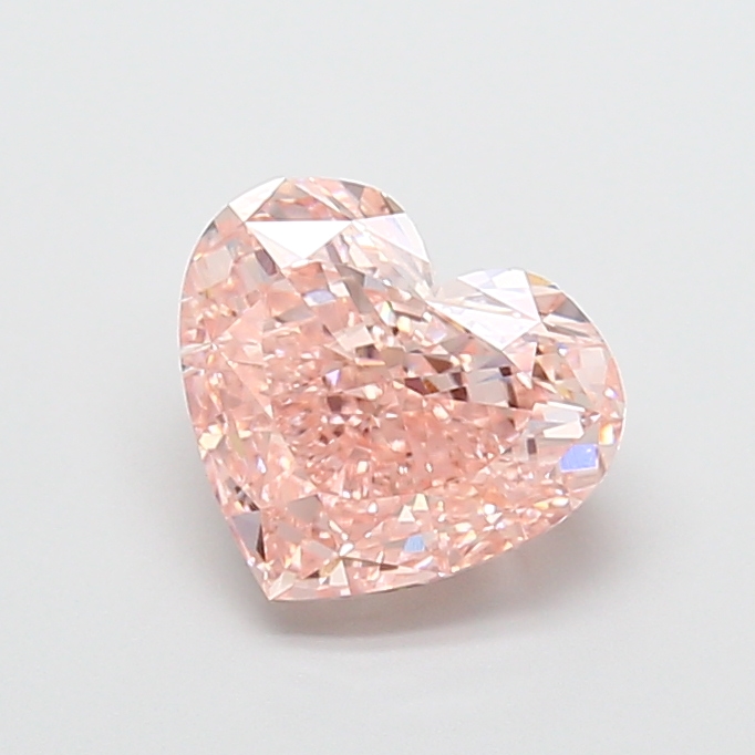 3.00 ct Heart Fancy Vivid Pink Lab-Grown Diamond