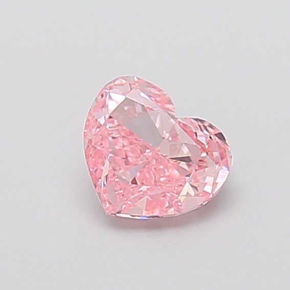0.92 ct Pink (Intense) VS1 Heart Modified lab-grown diamond