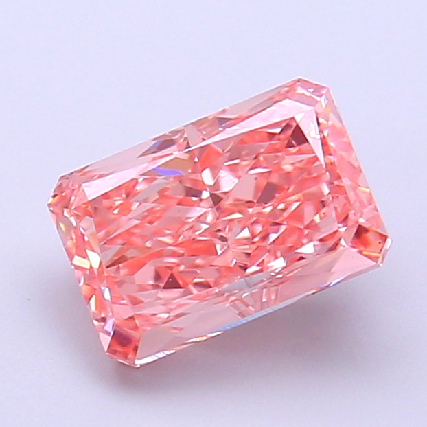 1.81 ct Pink (Vivid) VS1 Radiant lab-grown diamond