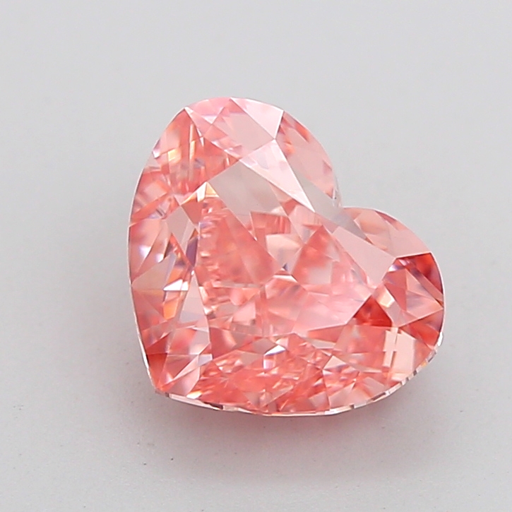 2.70 ct Pink (Vivid) VVS2 Heart Modified lab-grown diamond