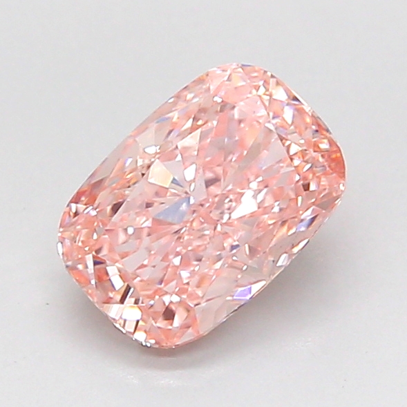 1.04 ct Pink (Intense) VS1 Cushion lab-grown diamond