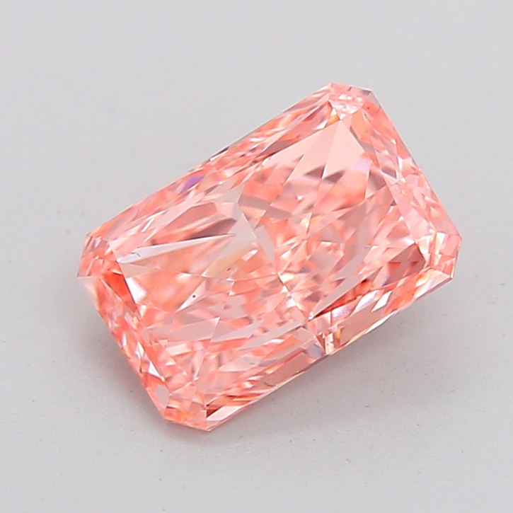 1.87 ct Pink (Vivid) VS1 Radiant lab-grown diamond
