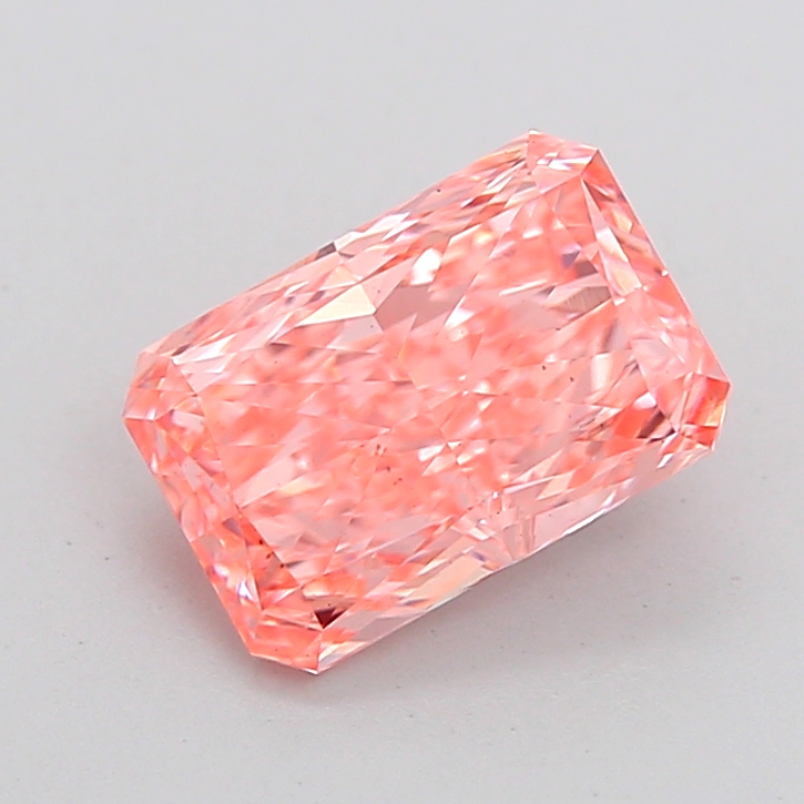 2.04 ct Pink (Vivid) VS1 Radiant lab-grown diamond