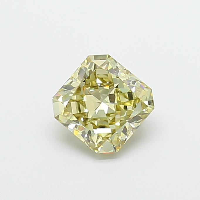 1.63 ct Radiant Fancy Vivid Yellow Lab-Grown Diamond