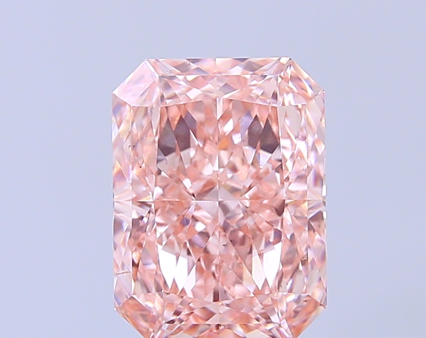 4.01 ct Radiant Fancy Intense Pink Lab-Grown Diamond