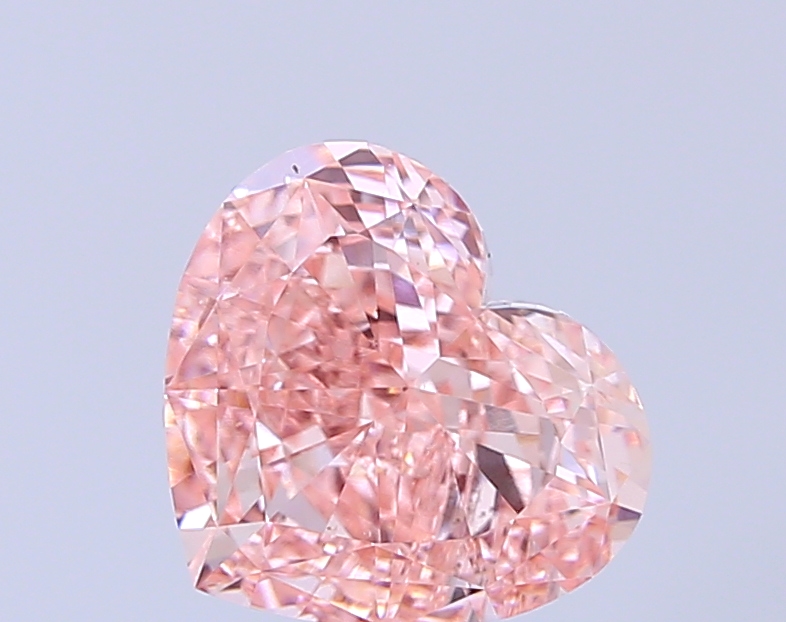 3.01 ct Heart Fancy Vivid Pink Lab-Grown Diamond