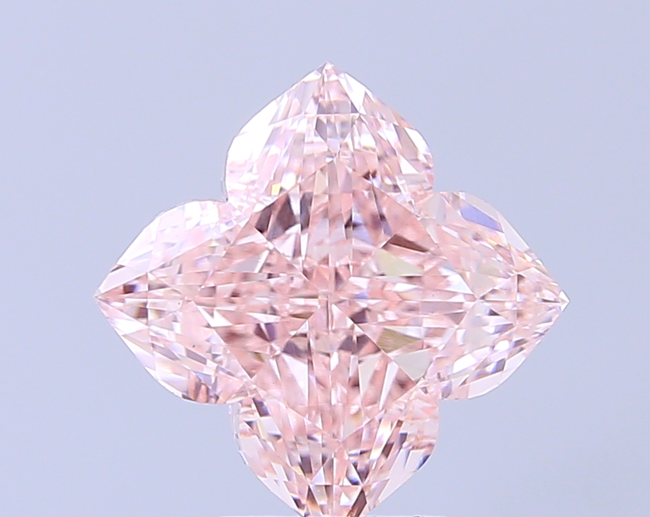 5.06 ct Lily Cut Fancy Intense Pink Lab-Grown Diamond