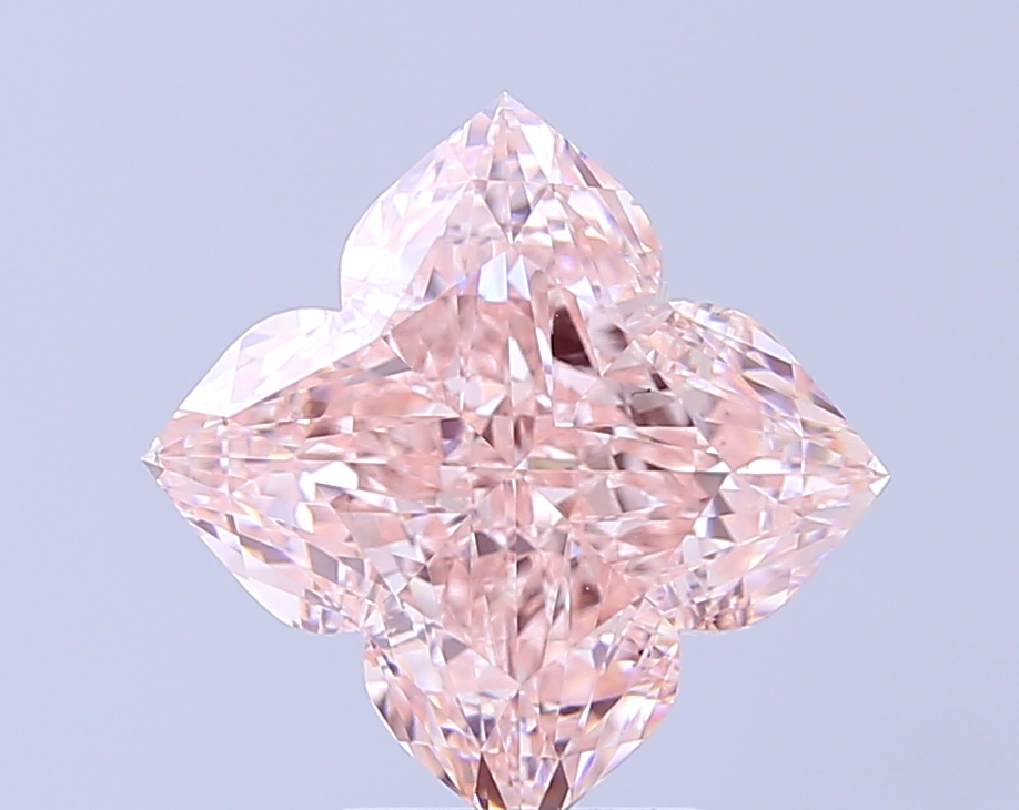 5.05 ct Lily Cut Fancy Intense Pink Lab-Grown Diamond