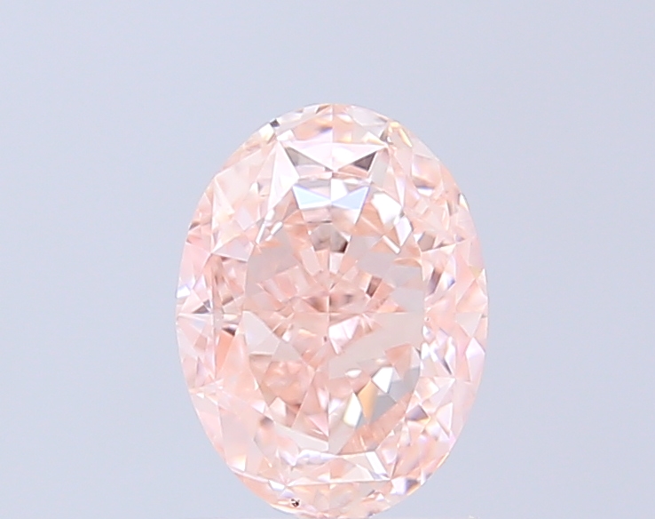 2.01 ct Oval Fancy Intense Pink Lab-Grown Diamond