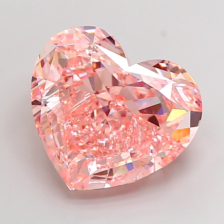 15.05 ct Heart Fancy Vivid Pink Lab-Grown Diamond