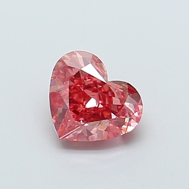 0.62 ct Heart Fancy Vivid Pink Lab-Grown Diamond
