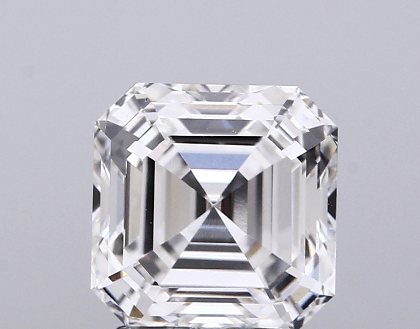 3.01 ct F VS1 Asscher lab-grown diamond