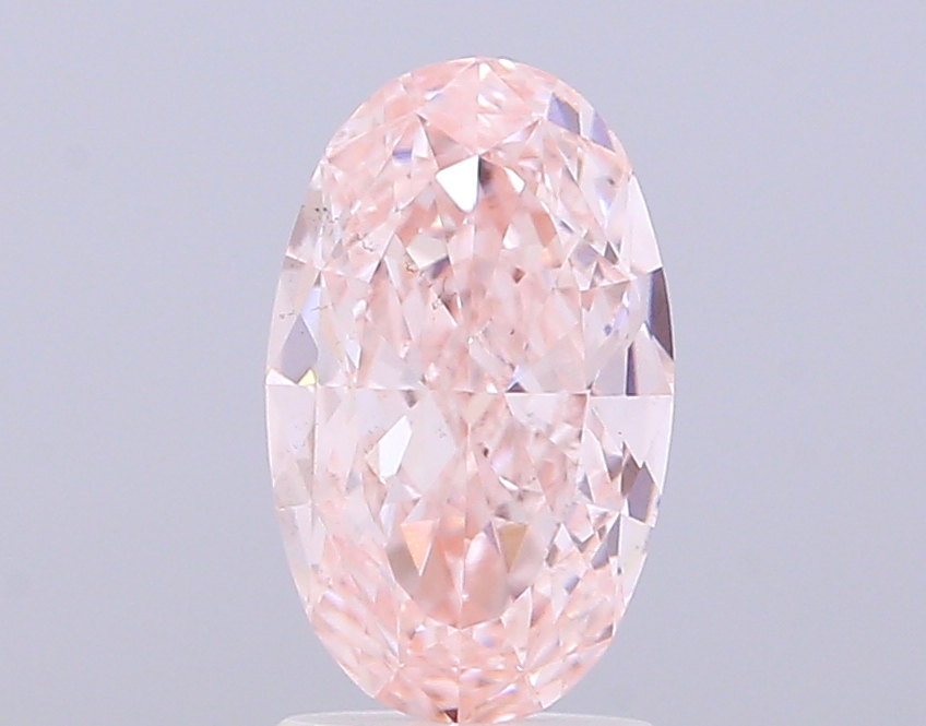 2.03 ct Oval, Fancy Intense Pink VS2 IGI CVD