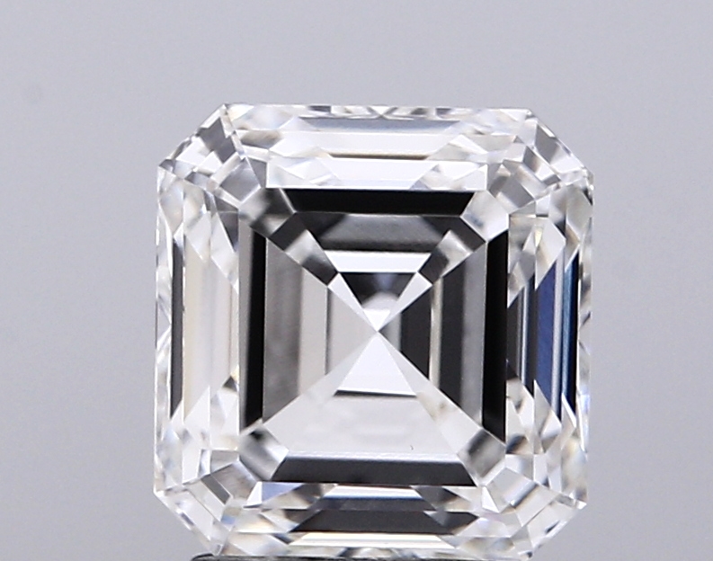 3.02 ct Sq Emerald, F VVS2 IGI CVD