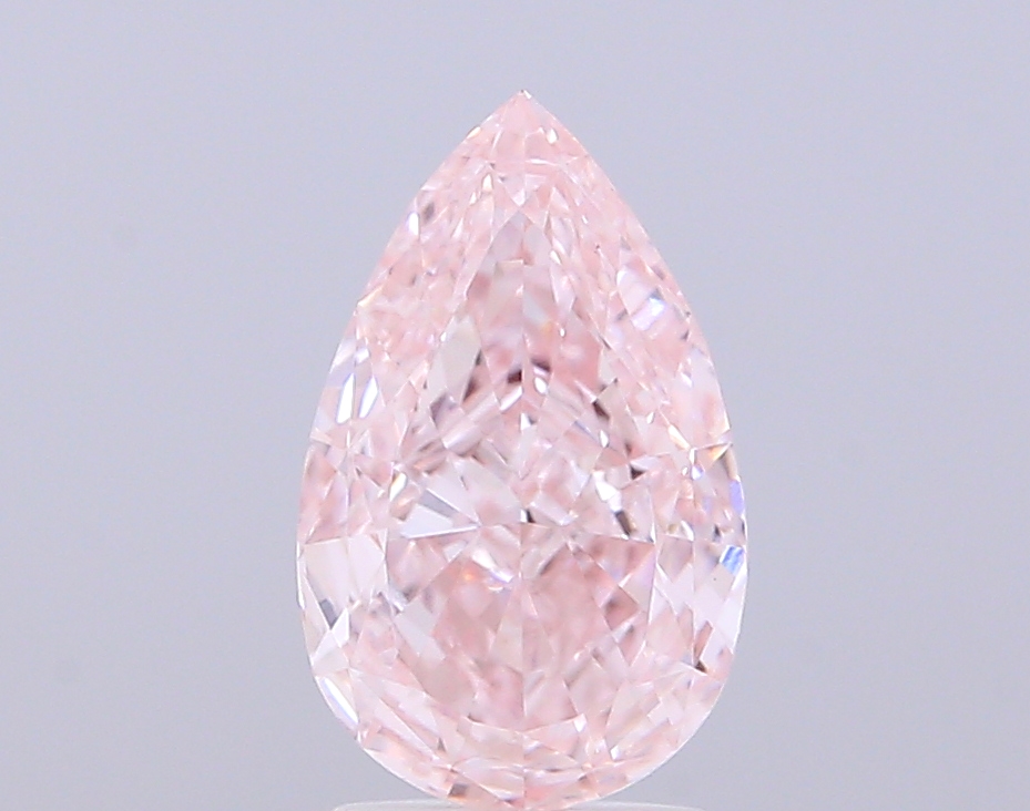 2.00 ct Pear, Fancy Light Pink VS1 IGI CVD