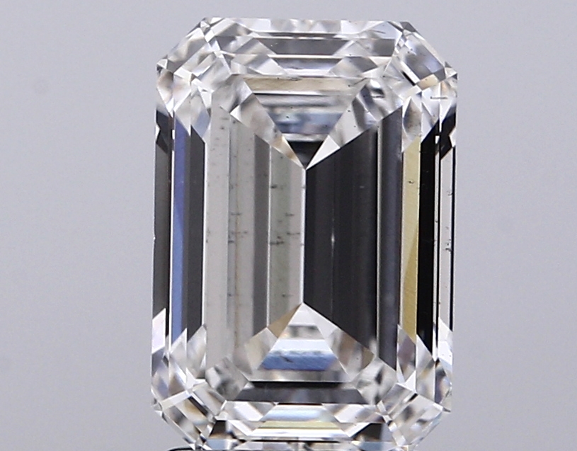3.08 ct F SI1 Emerald Cut lab-grown diamond