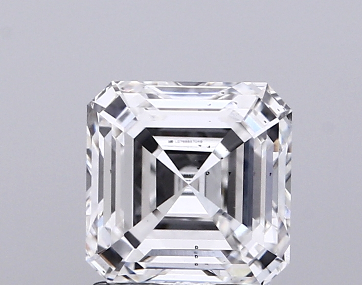 1.80 ct E SI1 Asscher lab-grown diamond