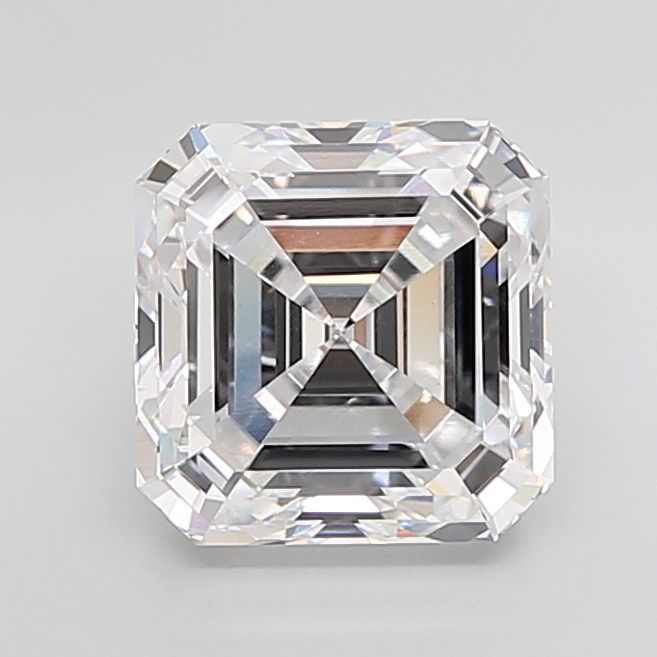 7.01 carat Asscher lab-grown diamond