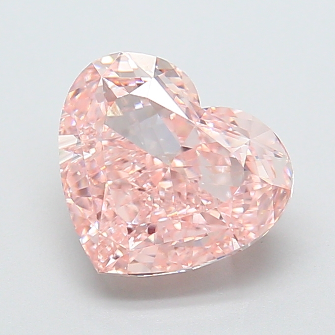 2.75 ct Heart Fancy Intense Pink Lab-Grown Diamond
