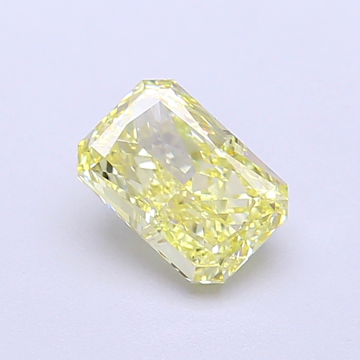 1.12 ct Radiant Fancy Light Yellow Lab-Grown Diamond