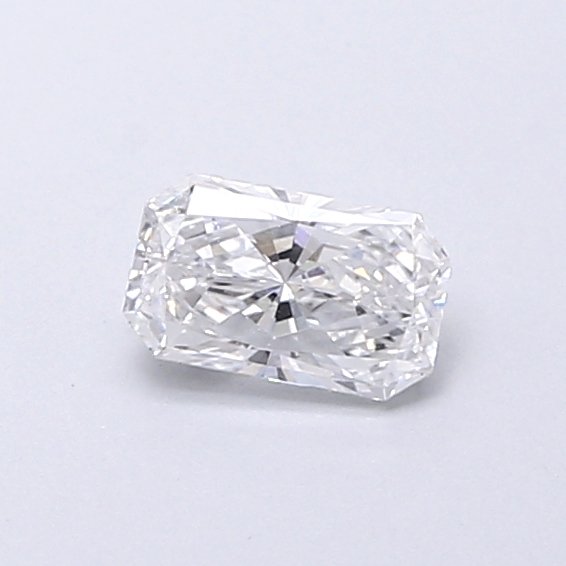 Actual 0.29 carat D Radiant lab-grown diamond