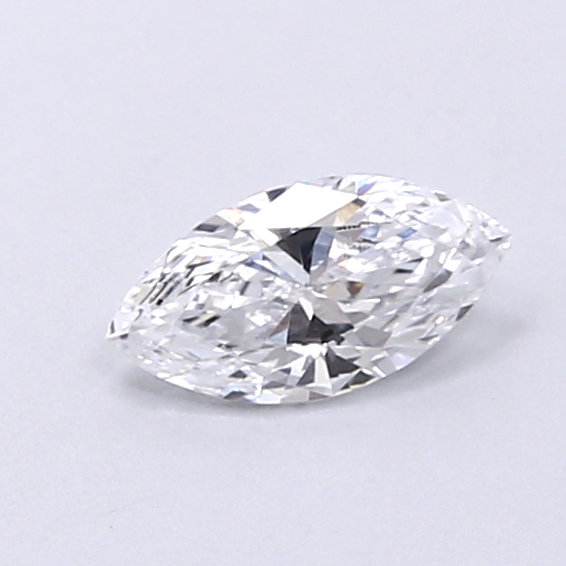 Actual 0.31 carat D Marquise lab-grown diamond