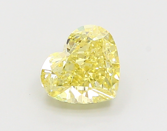 1.12 ct Heart Fancy Intense Yellow Lab-Grown Diamond