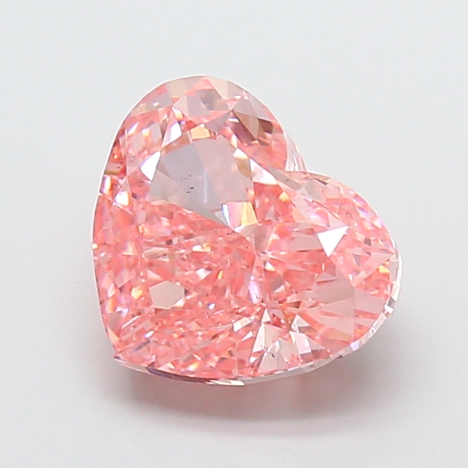 3.00 ct Heart Fancy Vivid Pink Lab-Grown Diamond
