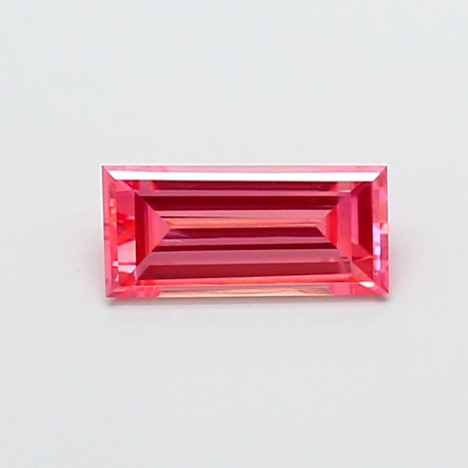 1.07 ct Baguette Fancy Vivid Pink Lab-Grown Diamond