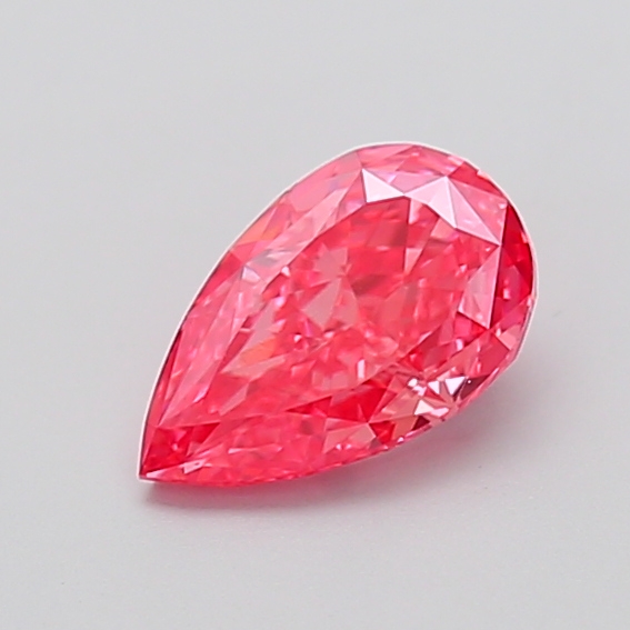 1.12 ct Pear Fancy Vivid Pink Lab-Grown Diamond