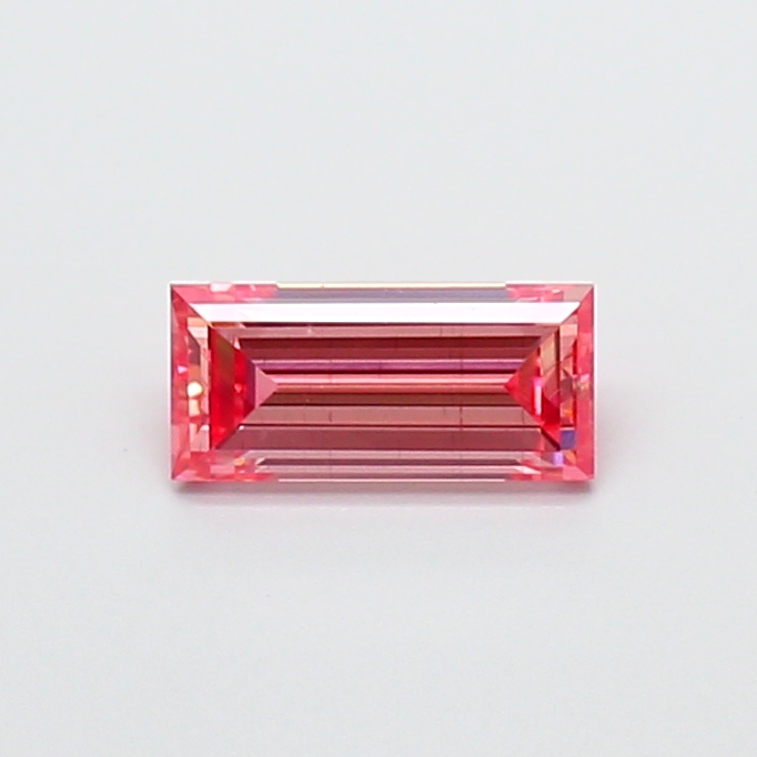 0.35 ct Baguette Fancy Vivid Red Lab-Grown Diamond