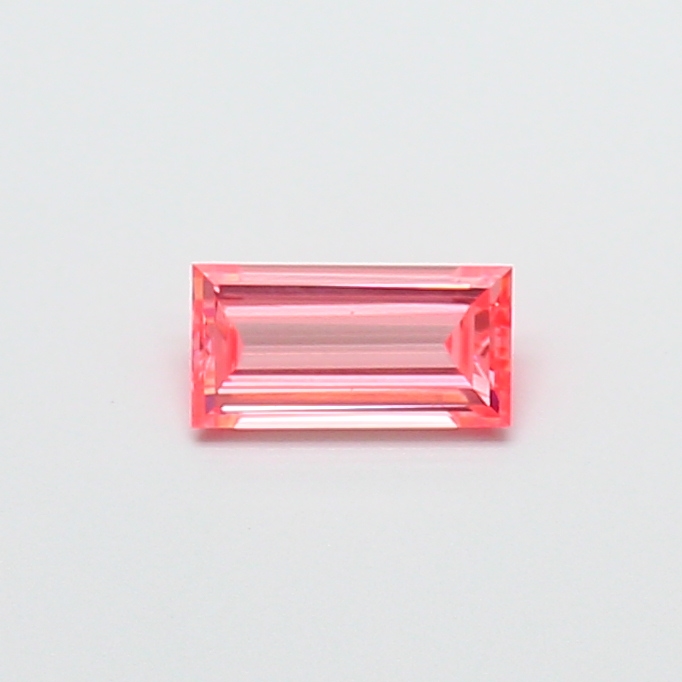 0.32 ct Baguette Fancy Vivid Pink Lab-Grown Diamond