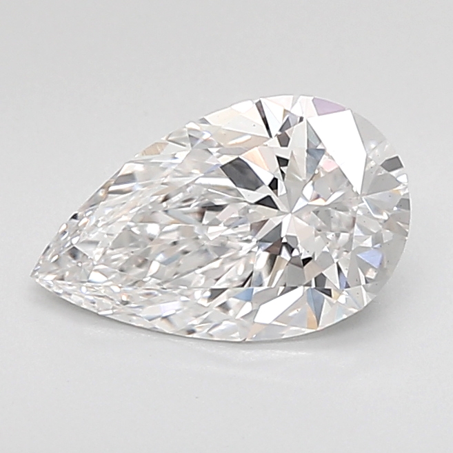 1.13 carat Pear lab grown diamond, D VS2, IGI certified