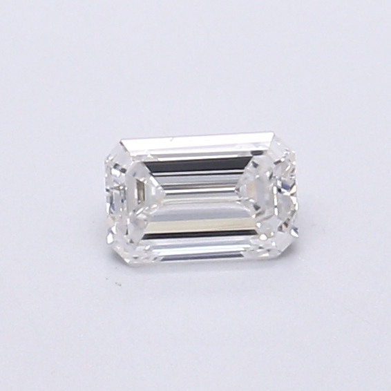 Actual 0.27 carat E Emerald lab-grown diamond