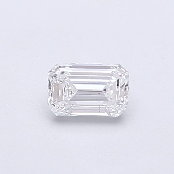 Actual 0.29 carat D Emerald lab-grown diamond