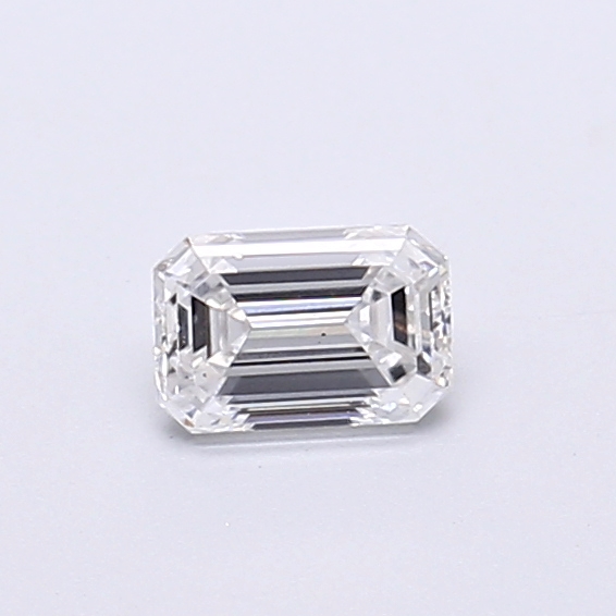 Actual 0.29 carat D Emerald lab-grown diamond