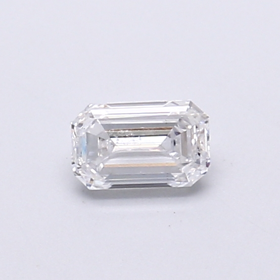 Actual 0.28 carat D Emerald lab-grown diamond