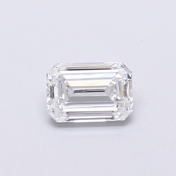 Actual 0.29 carat D Emerald lab-grown diamond