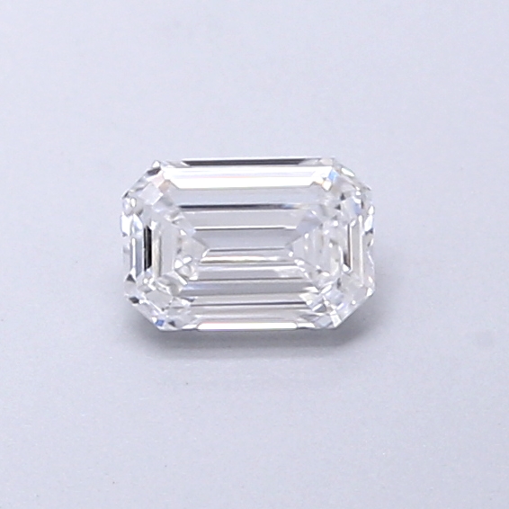 Actual 0.28 carat D Emerald lab-grown diamond