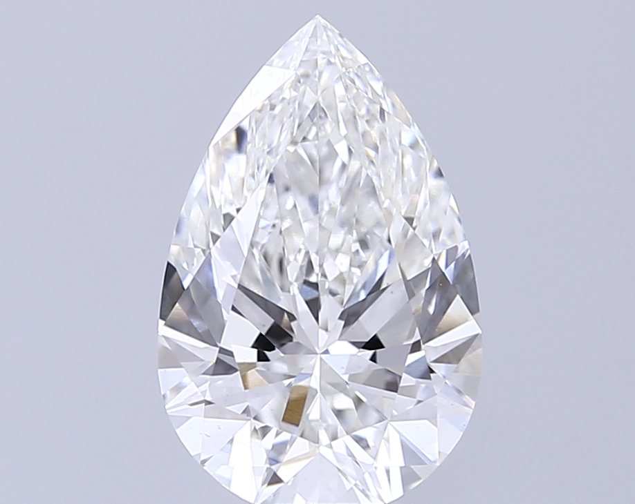 3.09 ct F VS1 Pear Brilliant lab-grown diamond