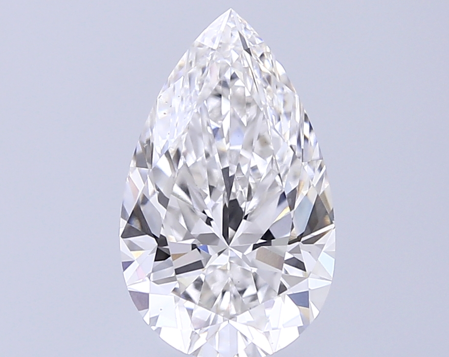 3.06 ct F VS1 Pear Brilliant lab-grown diamond