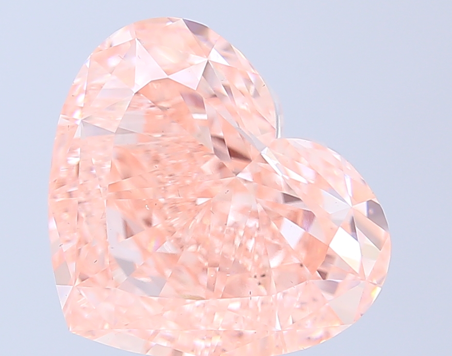 10.03 ct Heart, Fancy Intense Pink VS2 IGI CVD