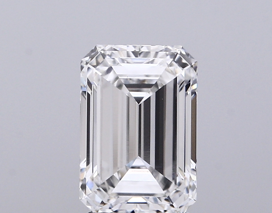 2.11 ct F VVS2 Emerald Cut lab-grown diamond