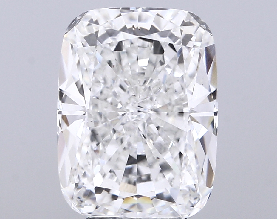 5.01 ct F VVS2 Cushion lab-grown diamond