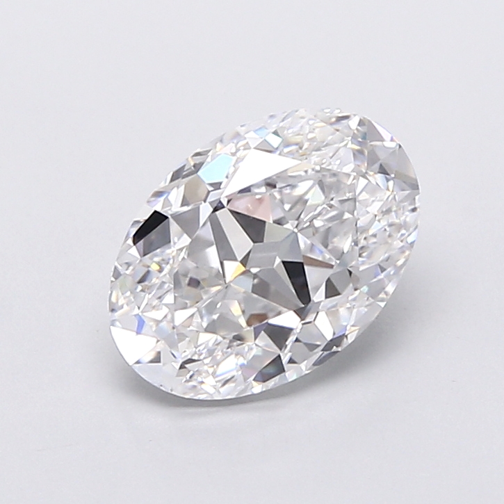 3.11 ct Moval Cut lab grown diamond D VVS2