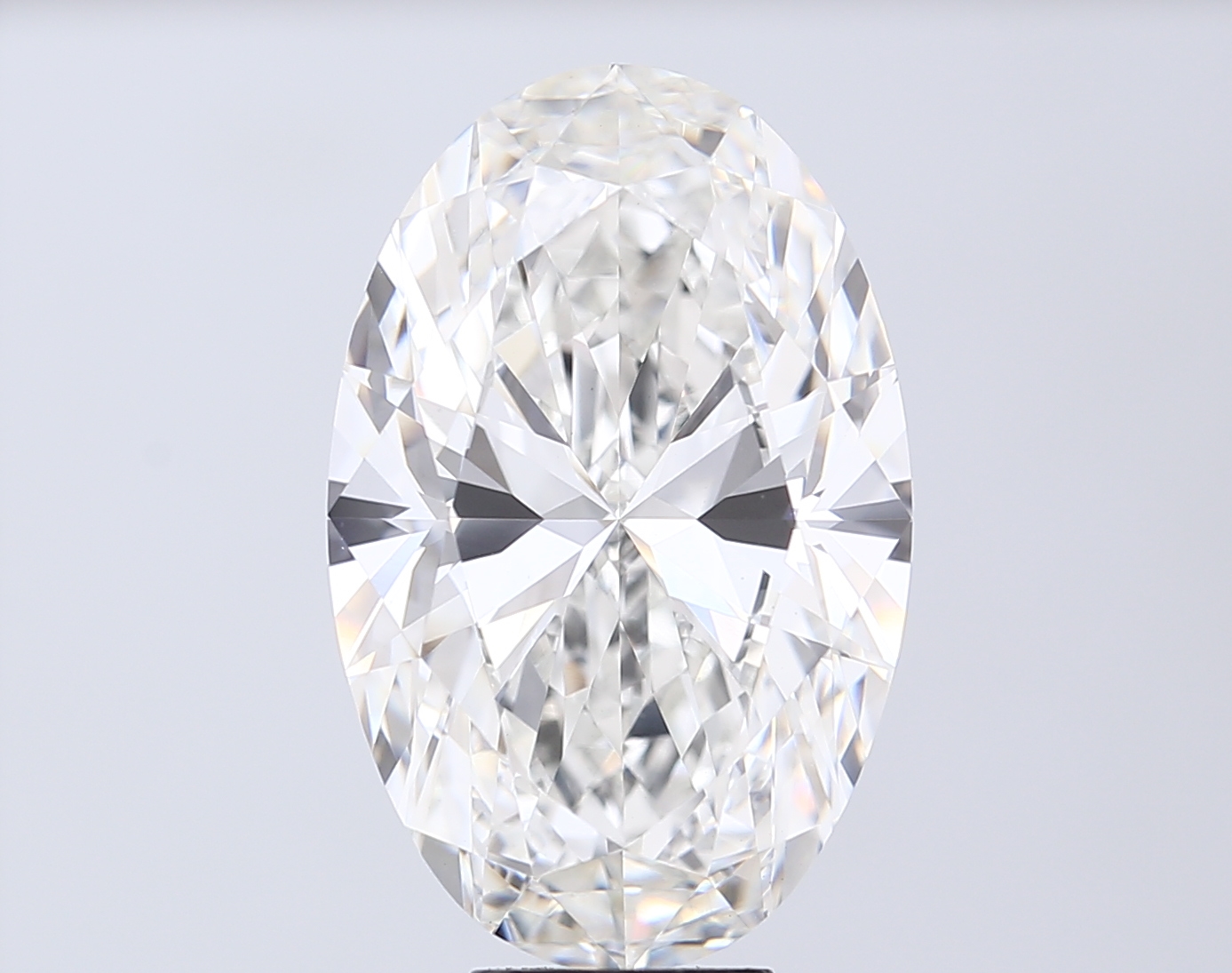 10.09 ct Oval F VVS2 IGI CVD
