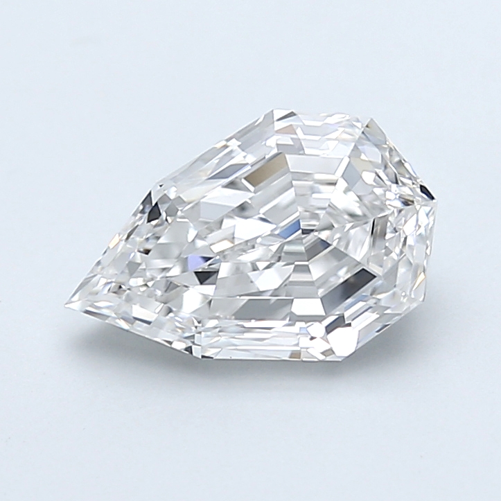 3.04 ct Pear Step lab grown diamond D VVS2